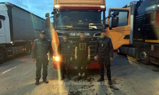 Biri Türk vatandaşı 5 yabancı kaçak Giurgiu’da yakalandı
