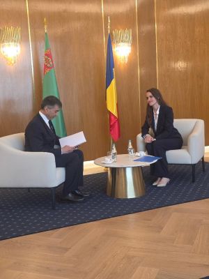 Türkmenistan Büyükelçisi Annayev, Romanya Dışişleri Bakanı Țoiu ile görüştü - 2