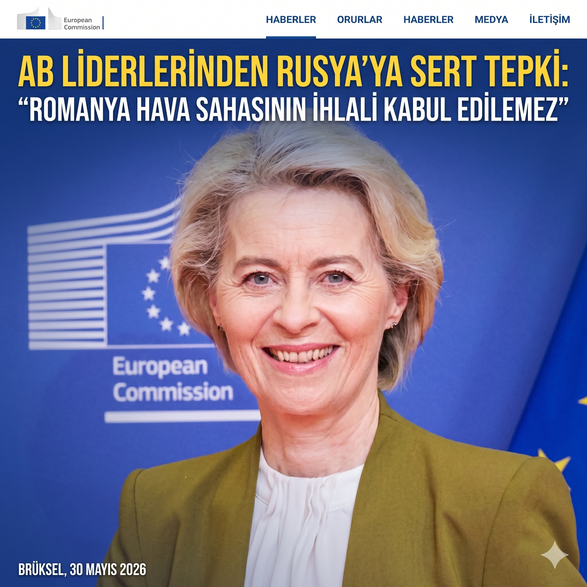 AB liderlerinden Rusya’ya sert tepki: “Romanya hava sahasının ihlali kabul edilemez”