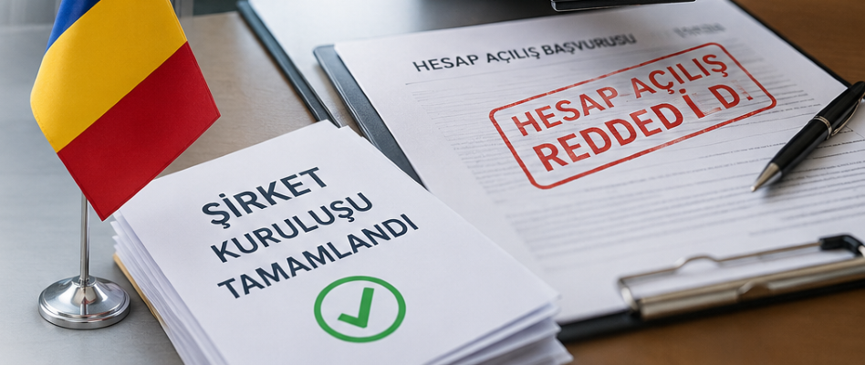 Romanya’da şirket kurmak kolay, banka hesabı açmak zor