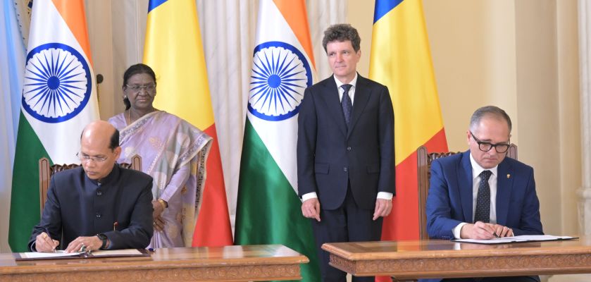 Hindistan Cumhurbaşkanı Murmu'dan Romanya'ya 30 yıl sonra tarihi ziyaret - 1