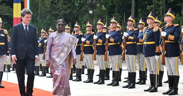 Hindistan Cumhurbaşkanı Murmu'dan Romanya'ya 30 yıl sonra tarihi ziyaret - 2