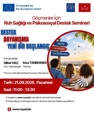 ROYAD’dan göçmenlere ruh sağlığı ve psikososyal destek semineri - 1
