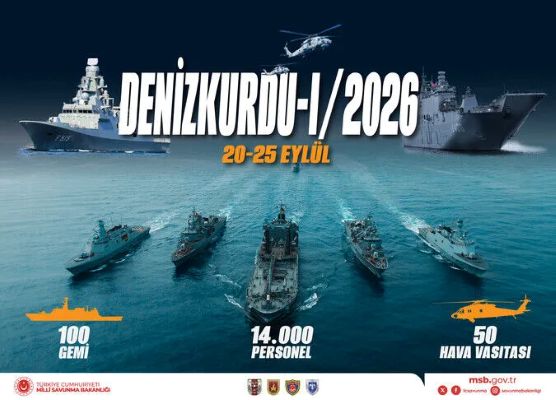 Türkiye dört denizde 100 gemili tatbikat başlattı