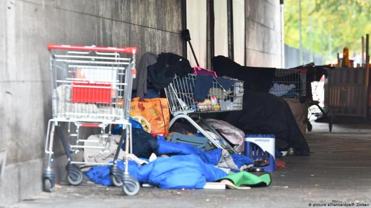 Berlin sokaklarında 10 bin evsiz yaşıyor