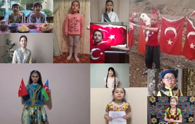 Kırım’dan Doğu Türkistan’a görüntülü 23 Nisan mesajları